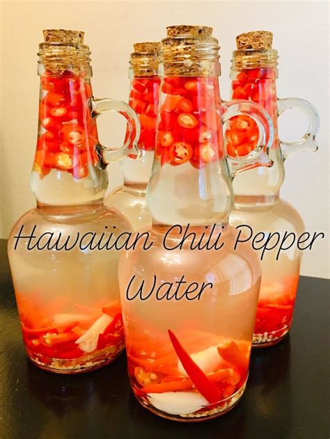 Find A Recipe For Hawaiian Chili Pepper Water